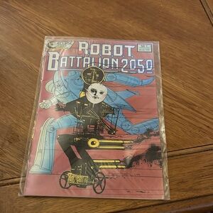 Eclipse Robot Battalion 2050 Comic with Blue and Red Cover